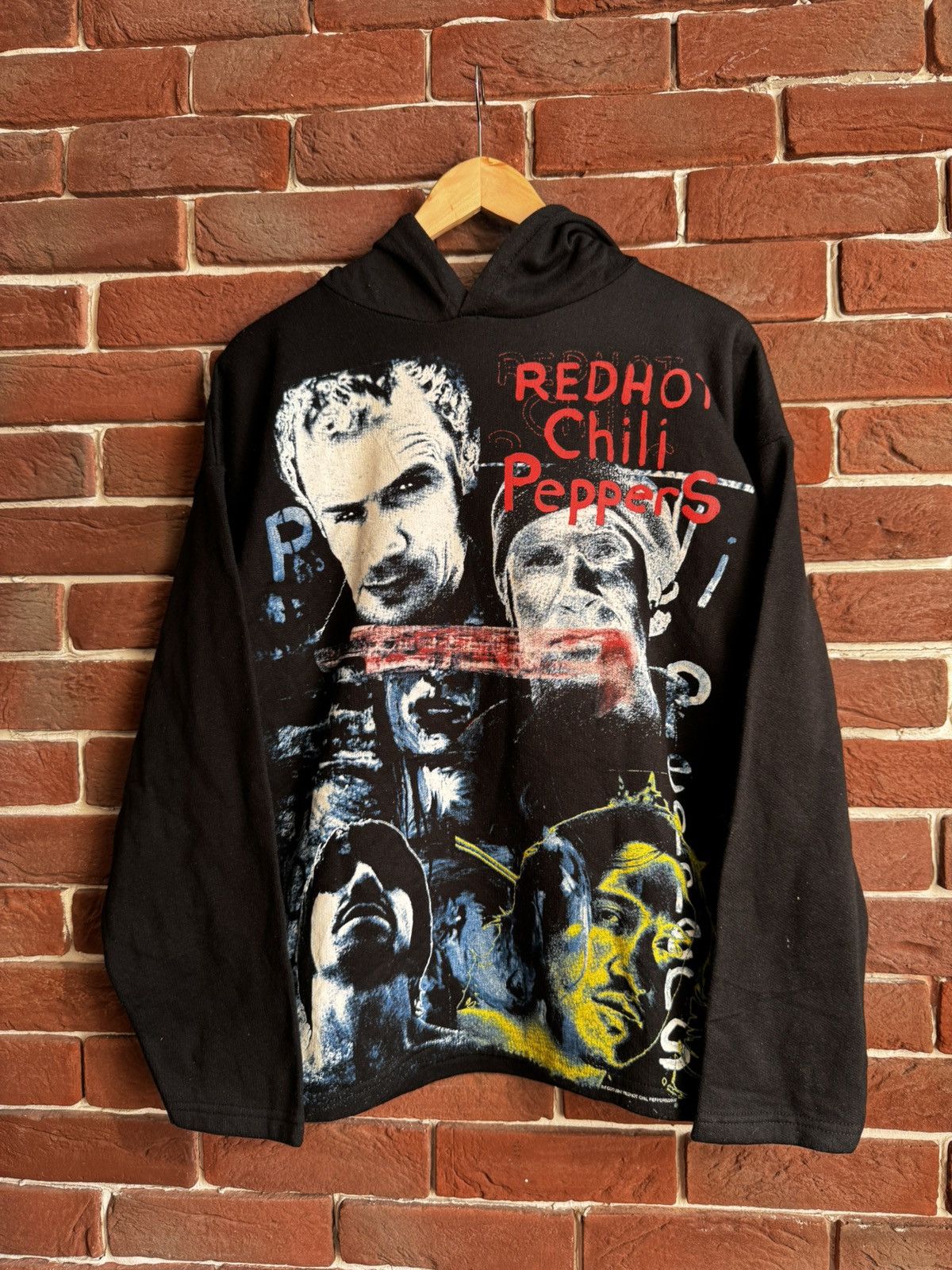 Band Tees Rare Vintage 00s Red Hot Chili Peppers By Th Way Rock Hoodie Sweatshirt | FlexRushtees.com