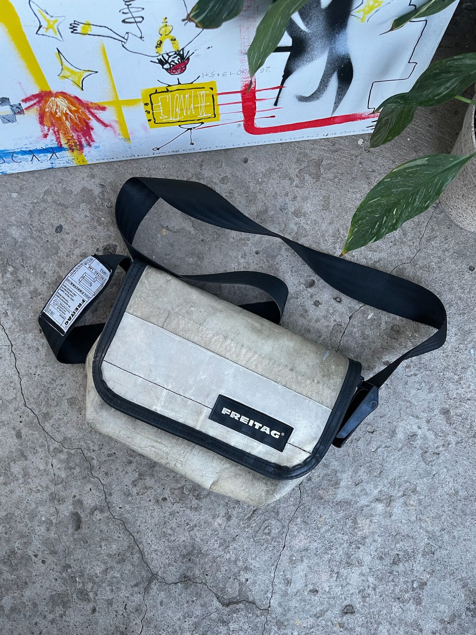Freitag Vintage Recycled Messenger Crossbody Mini Bag