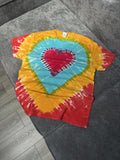 Band Tees Heart Custom Tie Dye
