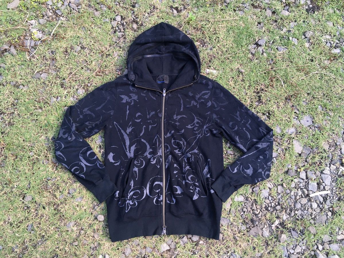 Japanese Brand Custom Culture Overprint Hoodie Chrome Heart Lookalike