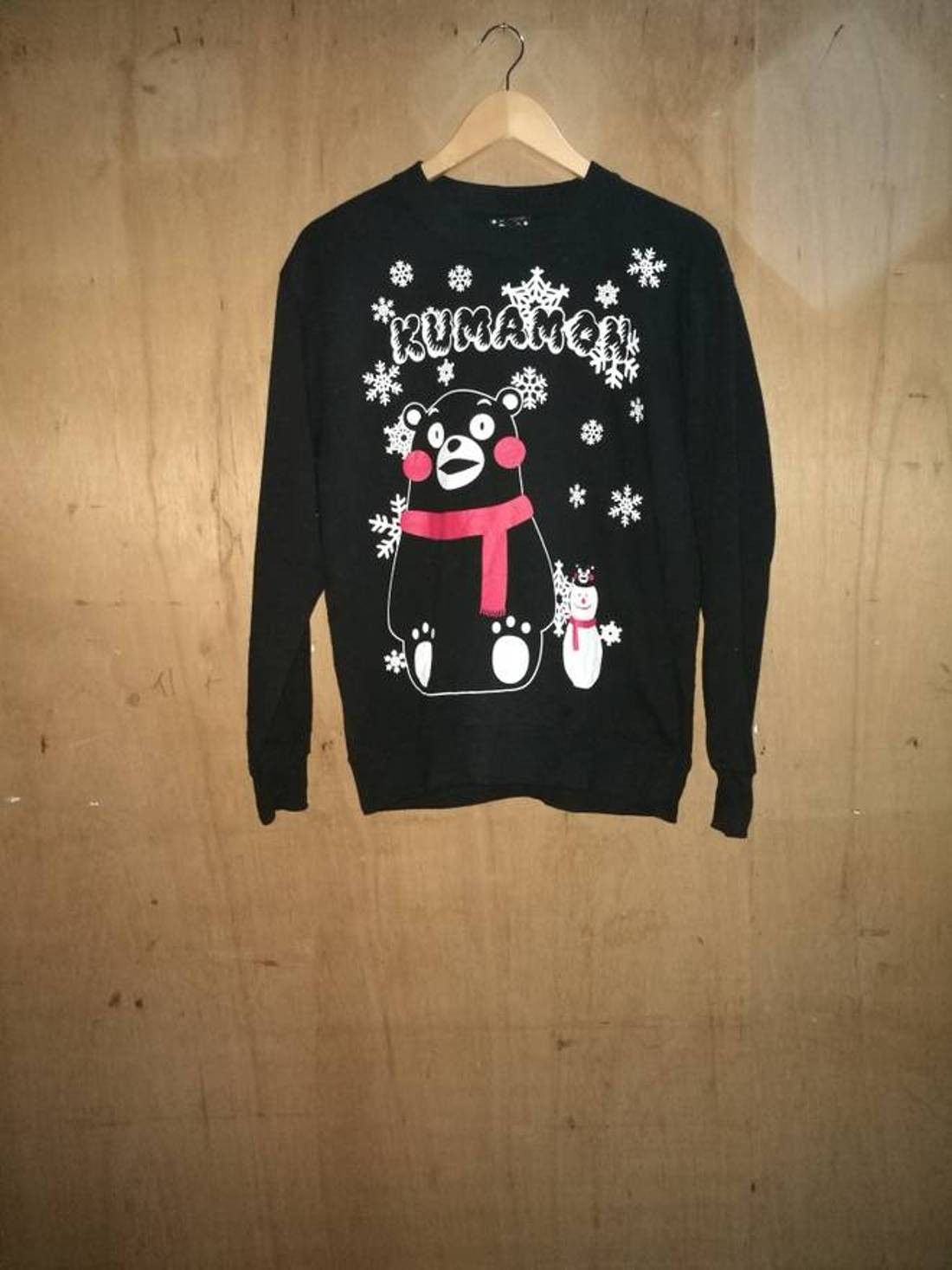 Japanese Brand Kumamon Winter Big Logo Crewneck T-Shirts, Hoodie, Sweatshirt | FlexRushtees.com