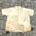 Vintage Kahala Shirt Mens 2xl Yellow Hawaiian Aloha Floral Camp Aloha John Severson Beach Flower Tro