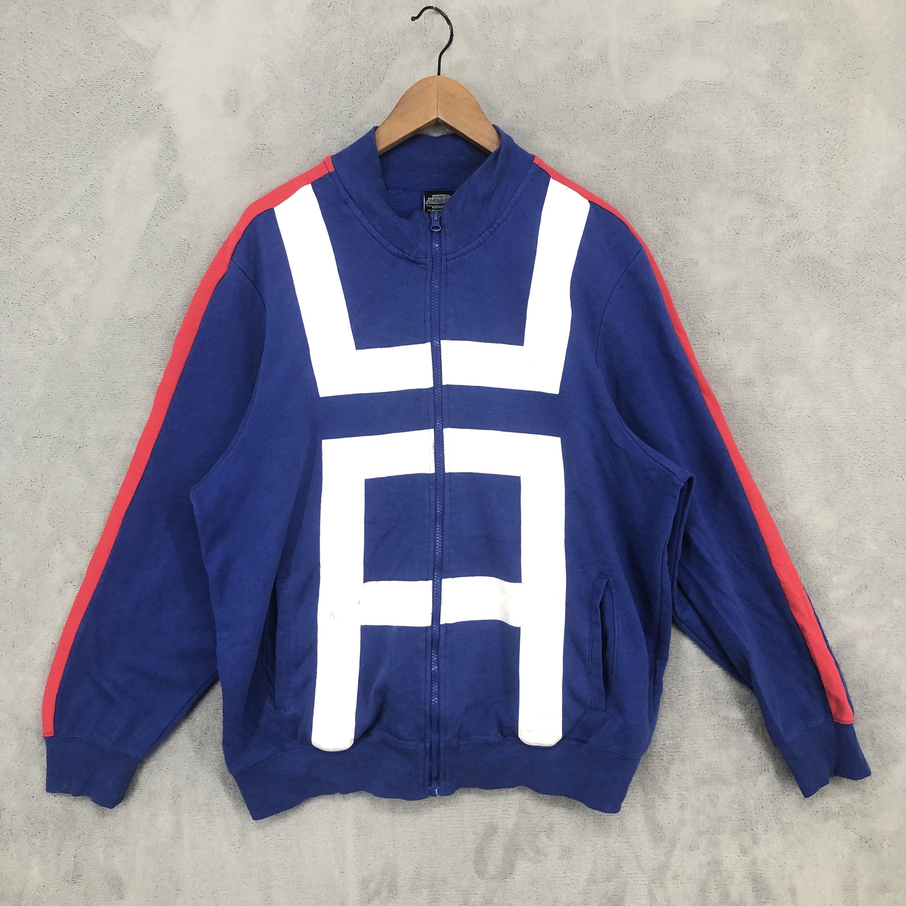 Japanese Brand My Hero Academia Zipper Sweater Anime Cartoon Cosplay