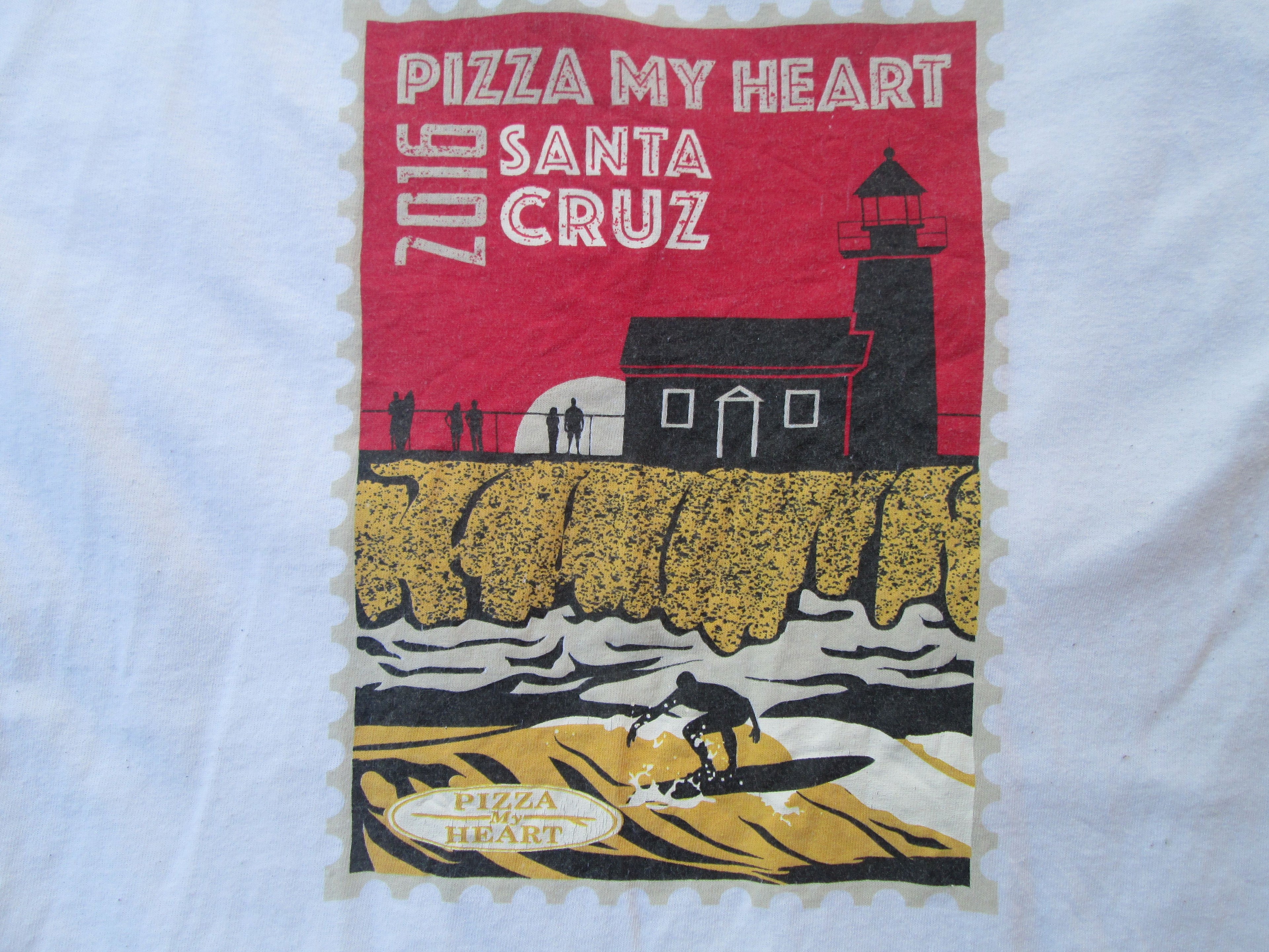 Santa Cruz Skateboards X Vintage Santa Cruz Pizza My Heart 2016