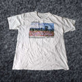 Vintage Mens Xl Monet Poppy Field Art Graphic T Shirt White 90s Retro Artist Tee Hoodie, Sweatshirt | FlexRushtees.com
