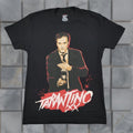 Vintage No Tarantino Xx Shirt Men Small Black Pulp Fiction Graphic Tee Short Sleeve