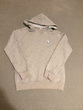 Dior Heather Gray Mens Hoodie With Logo Patch Xxs