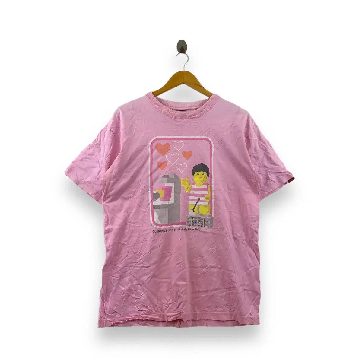 Vintage 1994 Lego Japan Artist Small Parts Heartbeat Tee Hoodie, Sweatshirt | FlexRushtees.com