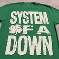 Vintage System Of A Down St Patrick S Clover Logo Band Tee Hoodie, Sweatshirt | FlexRushtees.com
