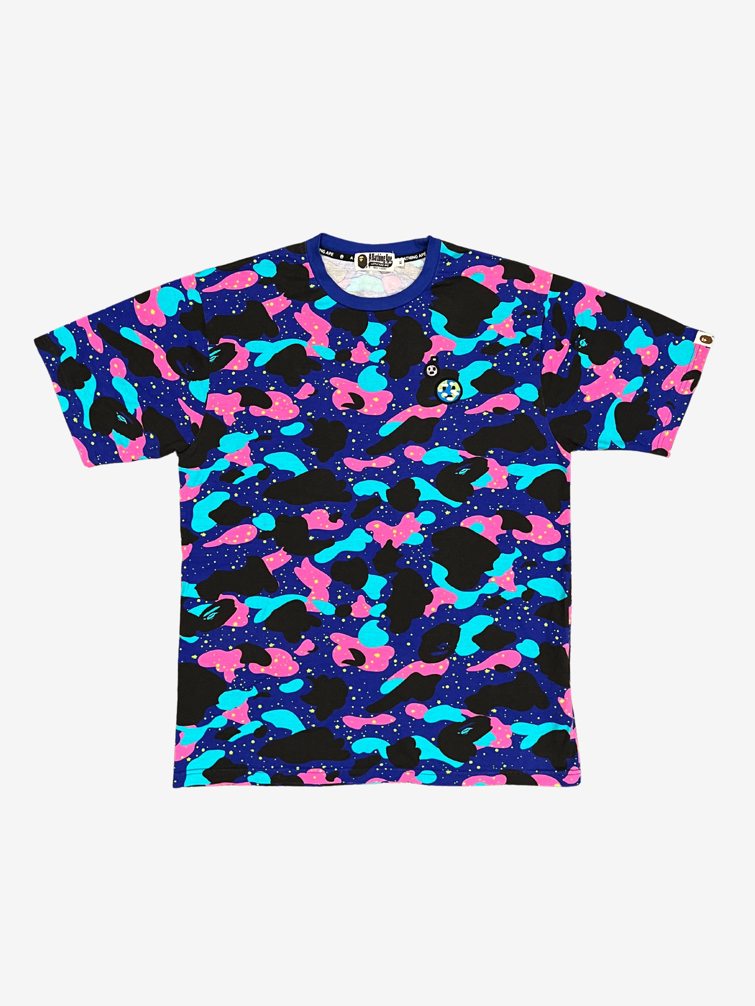 Kid Cudi Blue Moon Man Space Camo T Shirt