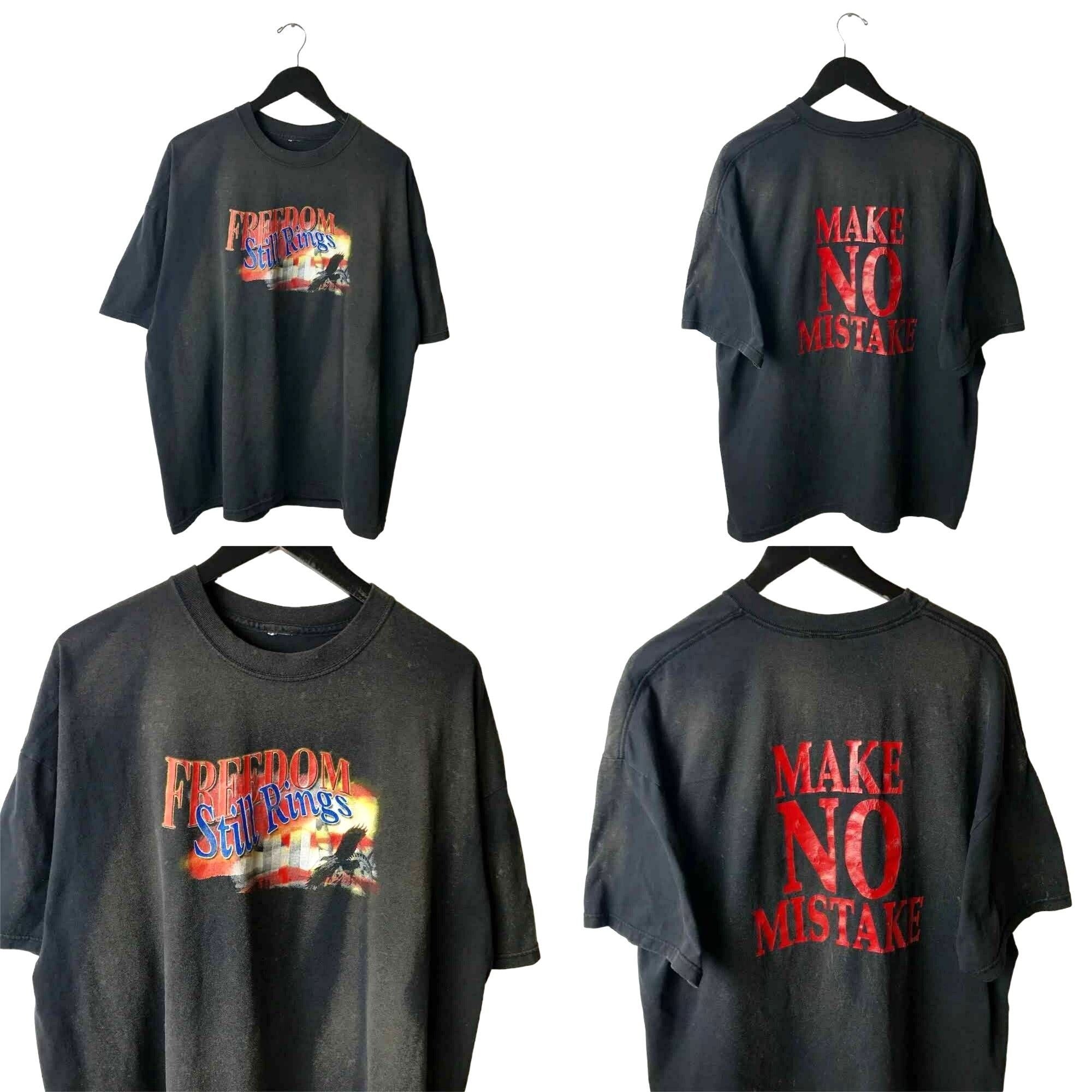 Bleached Vintage Freedom Still Rings Make No Mistake T Shirt Hoodie, Sweatshirt | FlexRushtees.com
