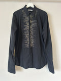 Givenchy Black Embroidered Shirt With French Cuffs Size 41 Hoodie, Sweatshirt | FlexRushtees.com
