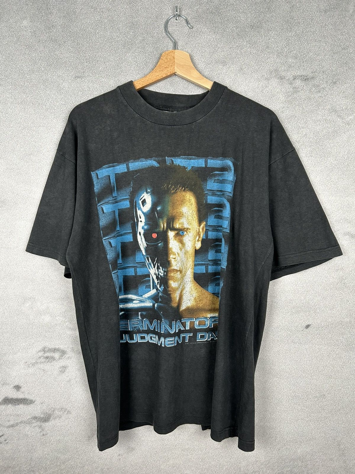 Vintage 1991 Terminator 2 Judgement Day Euro Tag Rare Movie