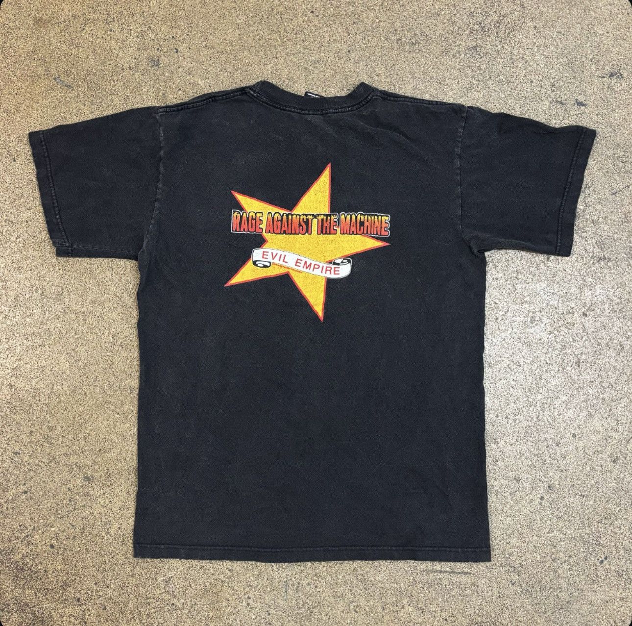 Vintage Rage Against The Machine Vintage 1996 Evil Empire T Shirt Hoodie, Sweatshirt | FlexRushtees.com