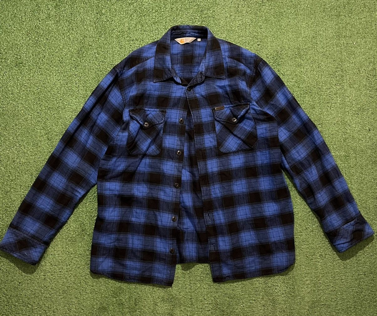 Wip Carhartt Matrix Shirt Blue Vintage