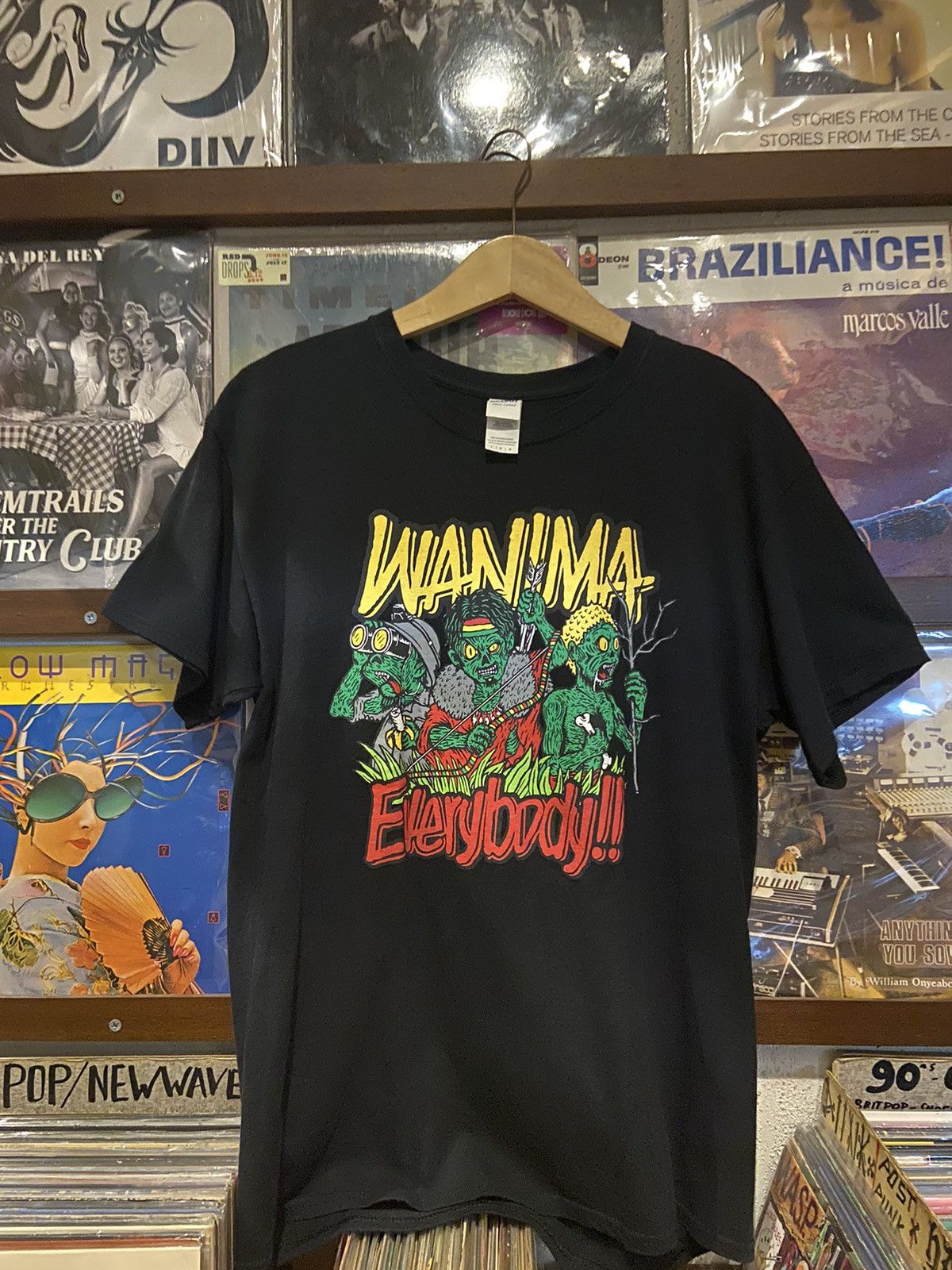 Japanese Brand X Vintage Vtg Wanima Everybody Rock Band Japan Pizza Of Death T-Shirts, Hoodie, Sweatshirt | FlexRushtees.com