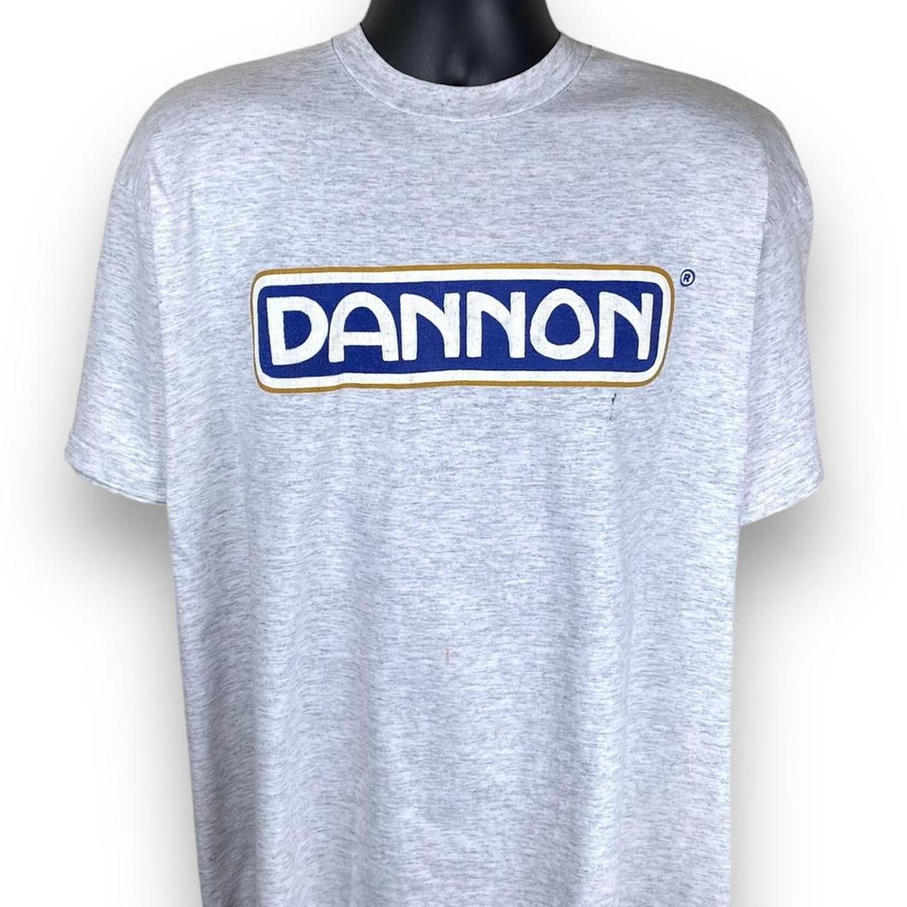 Vintage 90s Fruit Of The Loom Made In Usa Dannon Tshirt