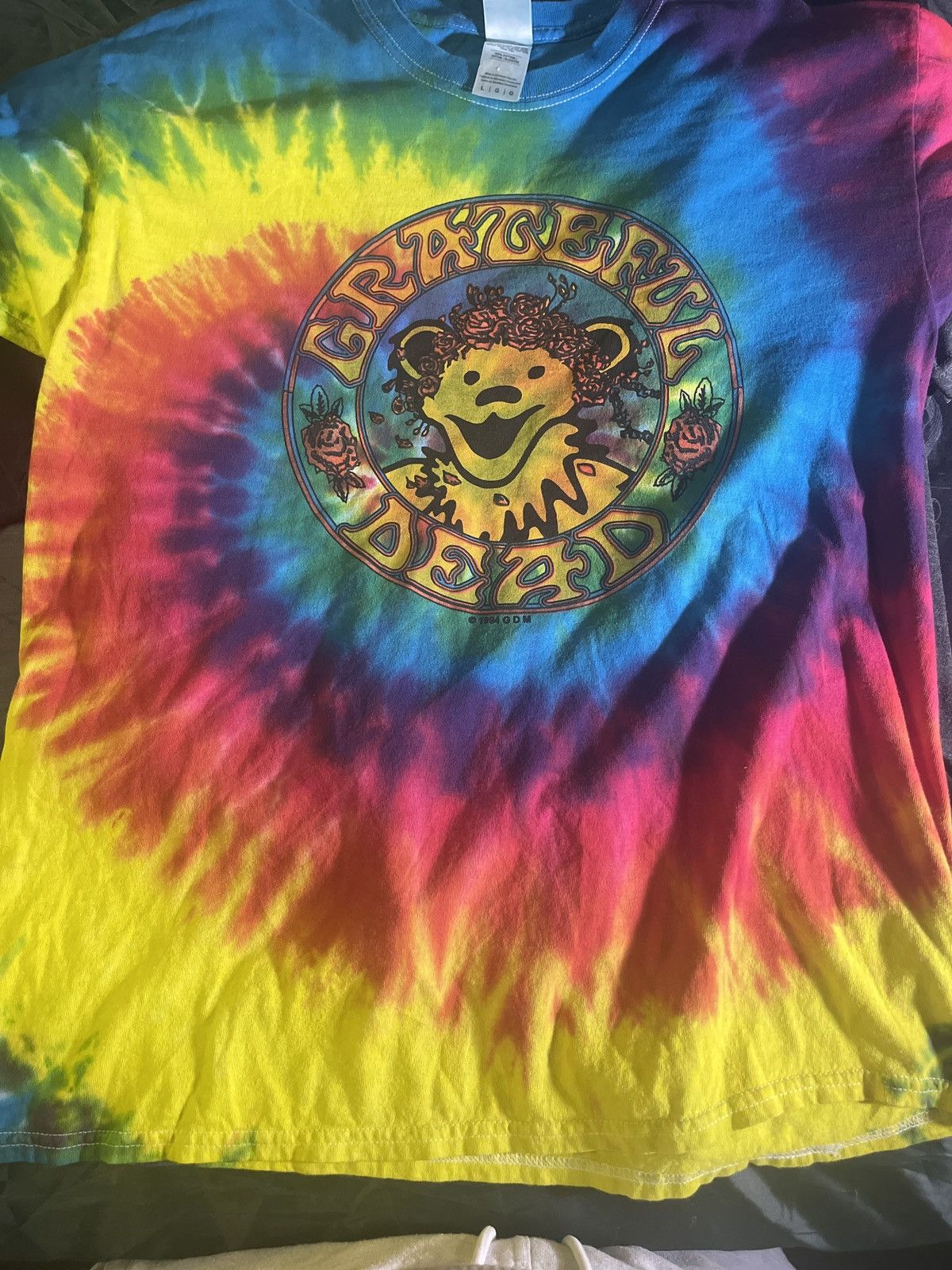 Vintage Tie Dye Grateful Dead Tee Hoodie, Sweatshirt | AU16VibeMintTees.com