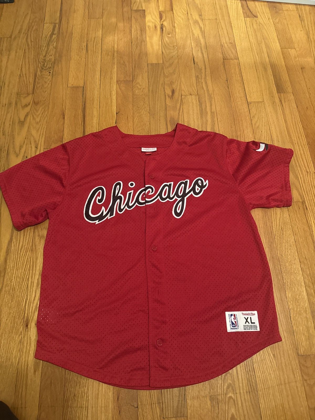 Mitchell Ness Pre Owned Chicago Bulls Jersey Sz Xl