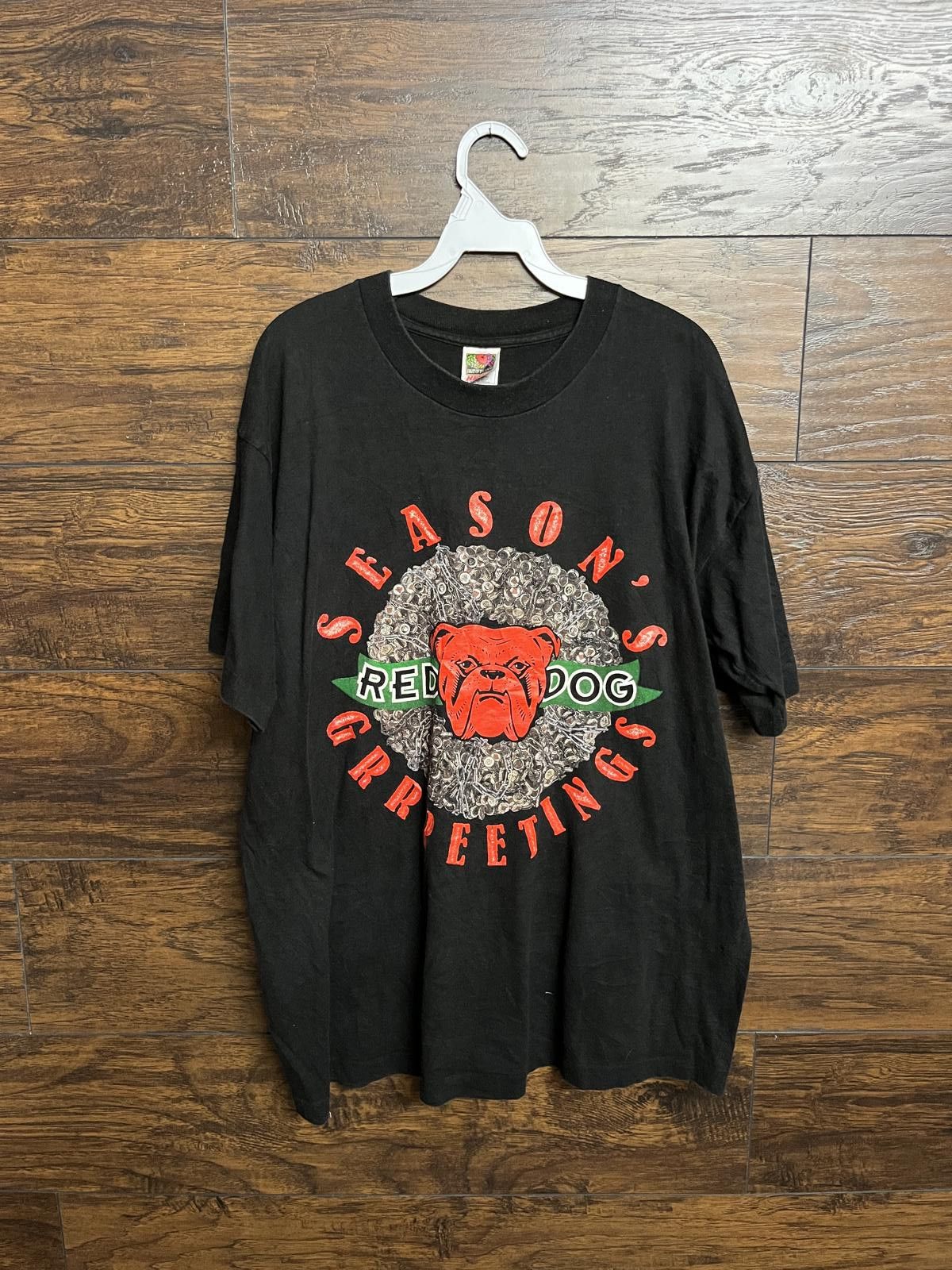 Fruit Of The Loom Vintage Red Dog Beer T Shirt Botttle Caps Christmas Xl Hoodie, Sweatshirt | FlexRushtees.com