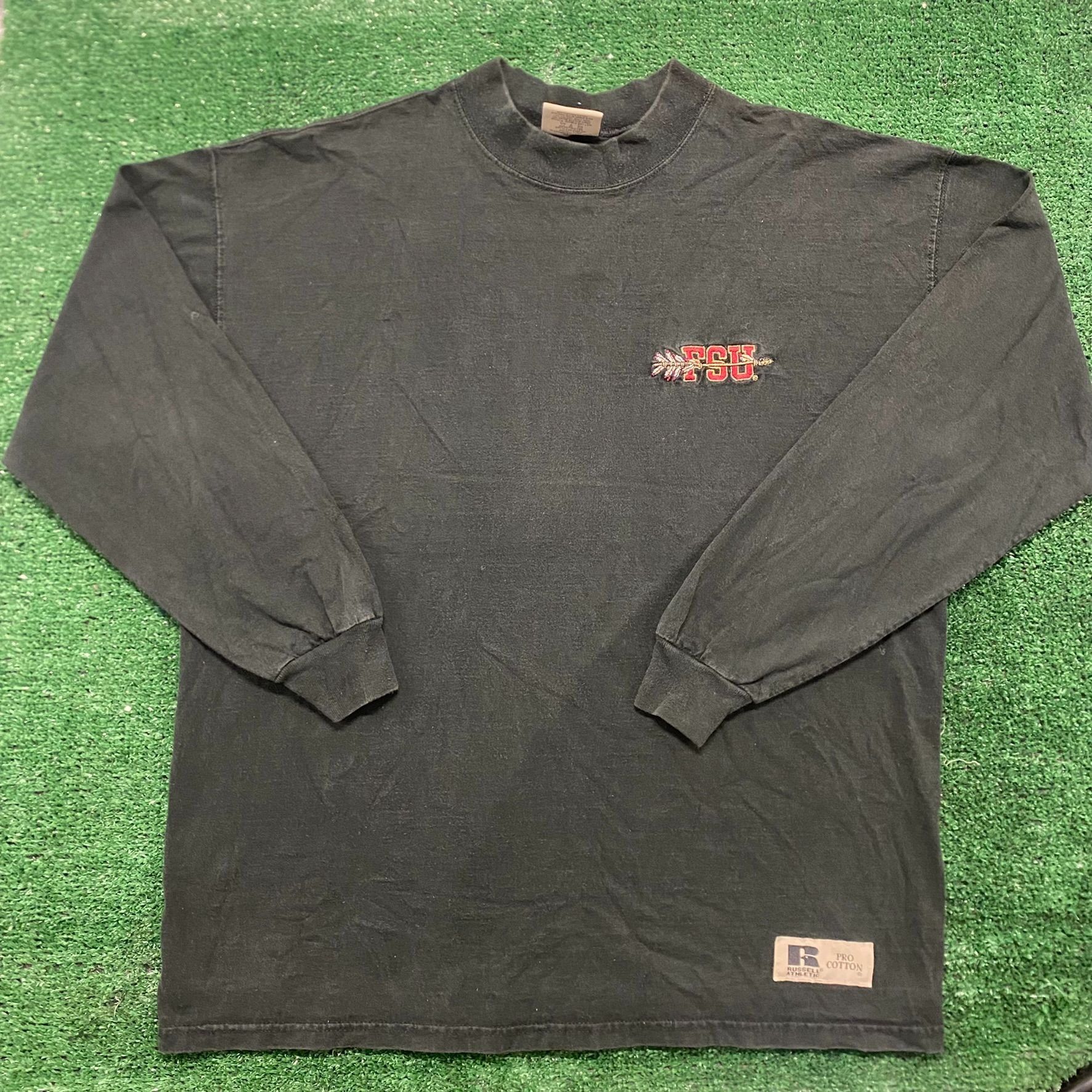 Vintage 90s Florida State Seminoles Shirt Logo Long Sleeve T