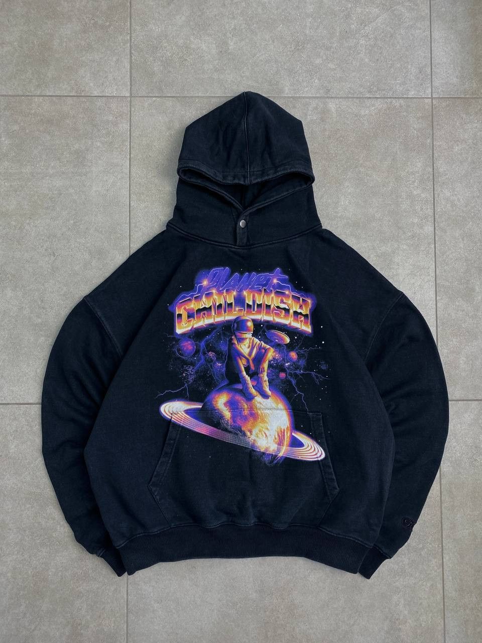 Childs Childish Tgf Ufo Space Planet Oversized Hoodie