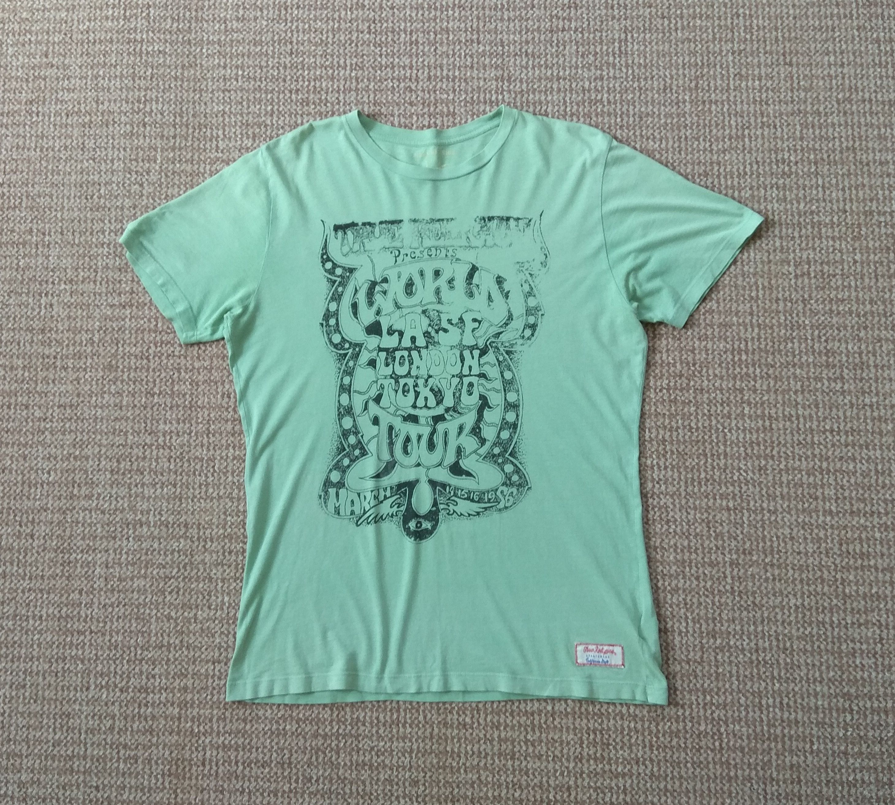 Religion True Religion Tour La London Tokyo Printed Tee T Shirt Hoodie, Sweatshirt | FlexRushtees.com