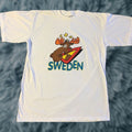 Vintage Sweden Moose Shirt S Cartoon Funny Nature Grunge 90s 80s Skate Animal T Shirt Mens W Hoodie, Sweatshirt