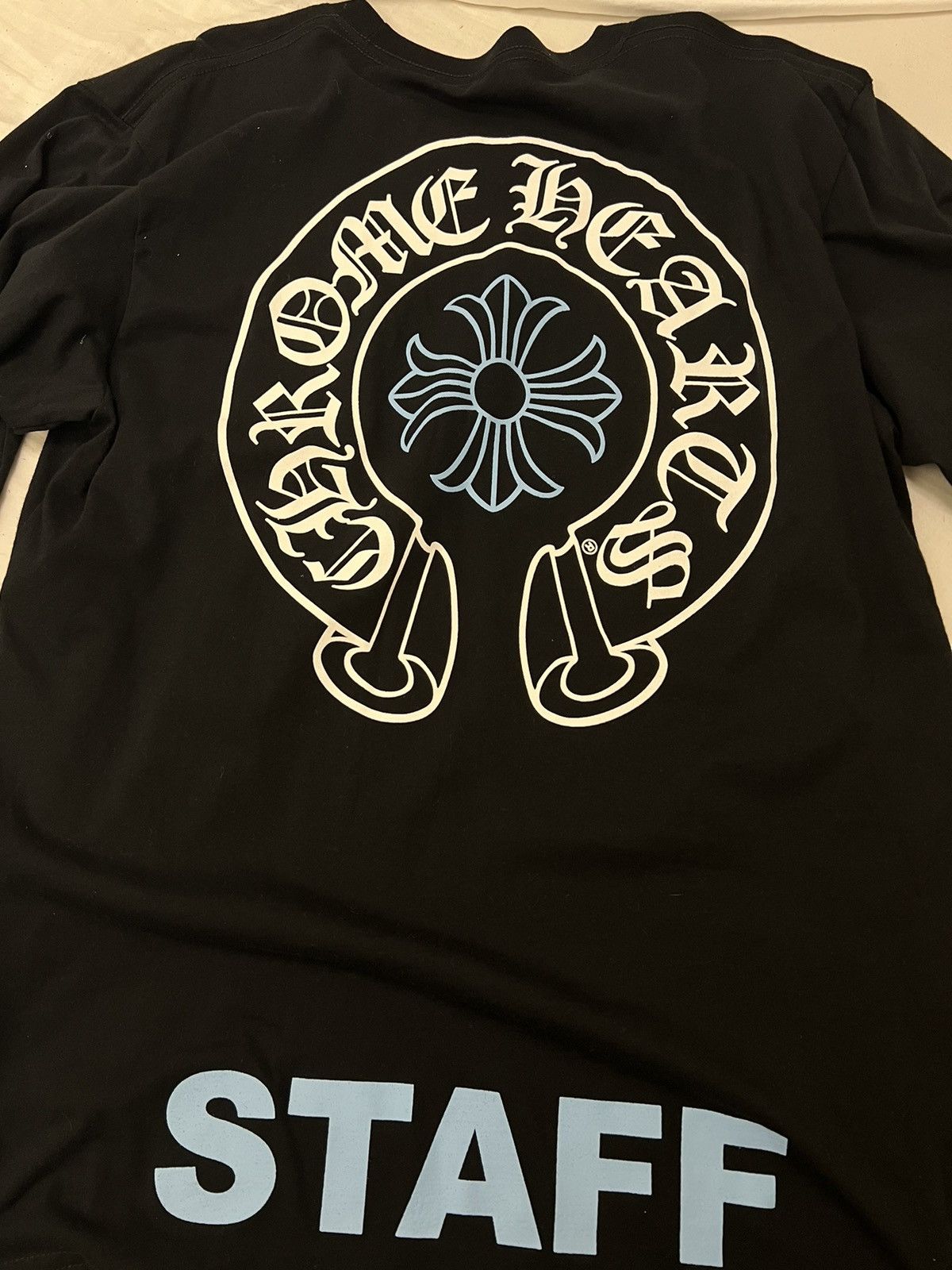 Hearts Chrome Hearts Staff Light Blue T-Shirts, Hoodie, Sweatshirt | FlexRushtees.com