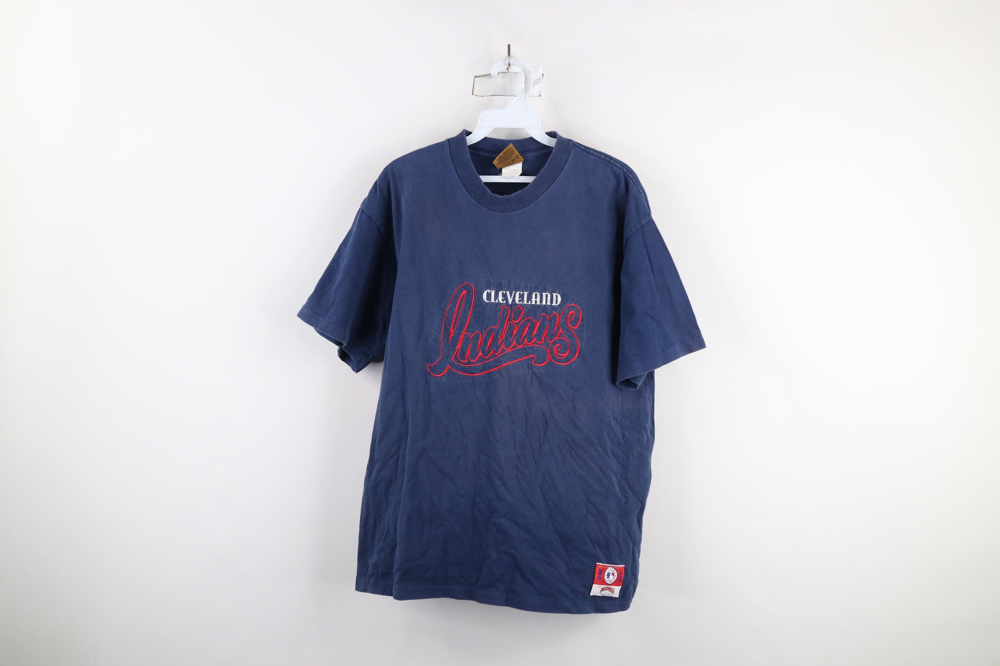 Vintage 90s Script Cleveland Indians Baseball T Shirt Usa Hoodie, Sweatshirt | FlexRushtees.com