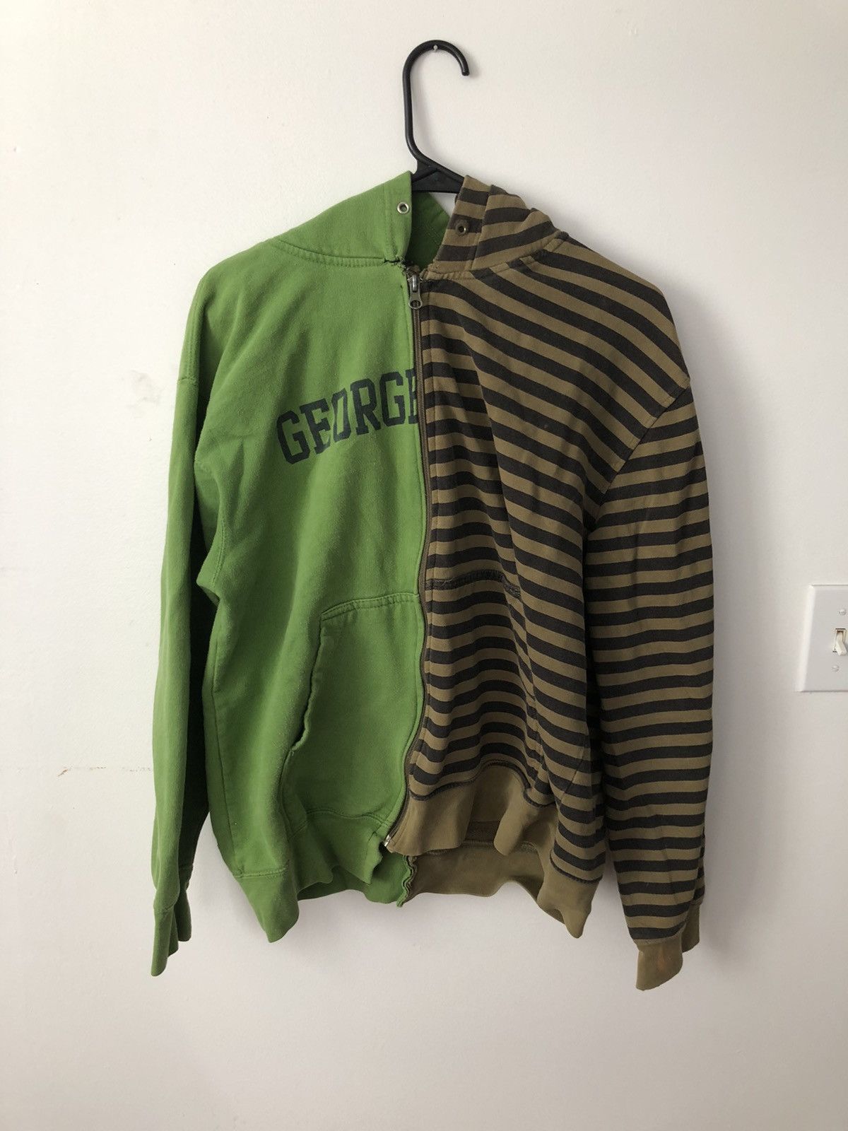 Vintage Custom Split Hoodie T-Shirts, Sweatshirt | FlexRushtees.com
