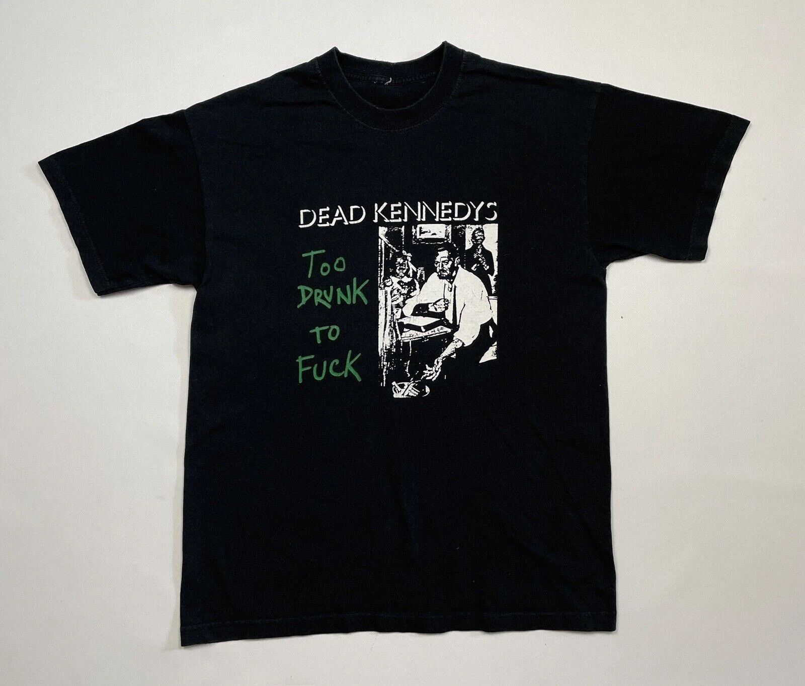 Vintage 1995 Dead Kennedys Too Drunk To Fuc Shirt Rare Band Hoodie, Sweatshirt | FlexRushtees.com
