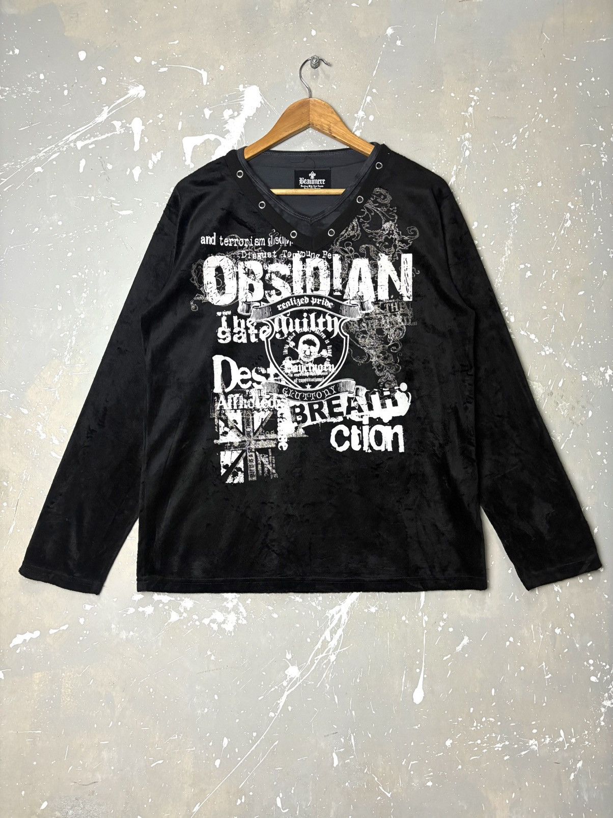Beaumere Obsidian Overflow Motion Punk Japan T Shirt Hoodie, Sweatshirt | FlexRushtees.com