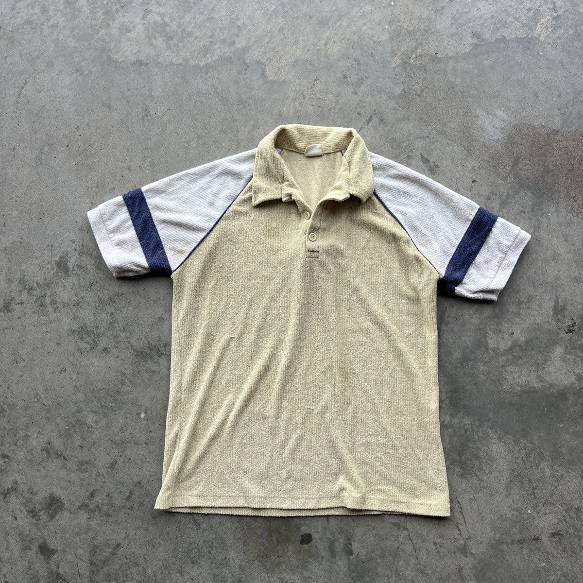 Vintage 60s 70s Encinitas Towel Smoking Shirts