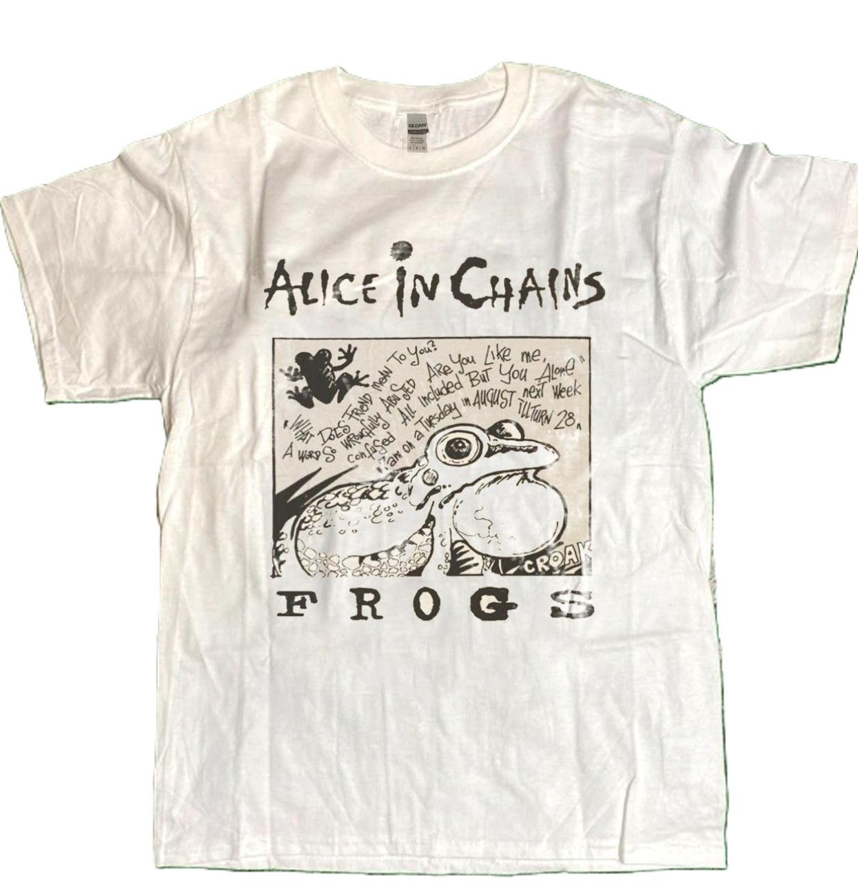 Gildan Alice In Chains Frogs T Shirt Hoodie, Sweatshirt | FlexRushtees.com