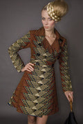 Vintage Sika Matric Mac Double Breasted Trench Handmade Size Uk 4