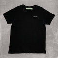 White Off White Large Off White Logo Black Tee Vigil Abloh Hoodie, Sweatshirt | FlexRushtees.com