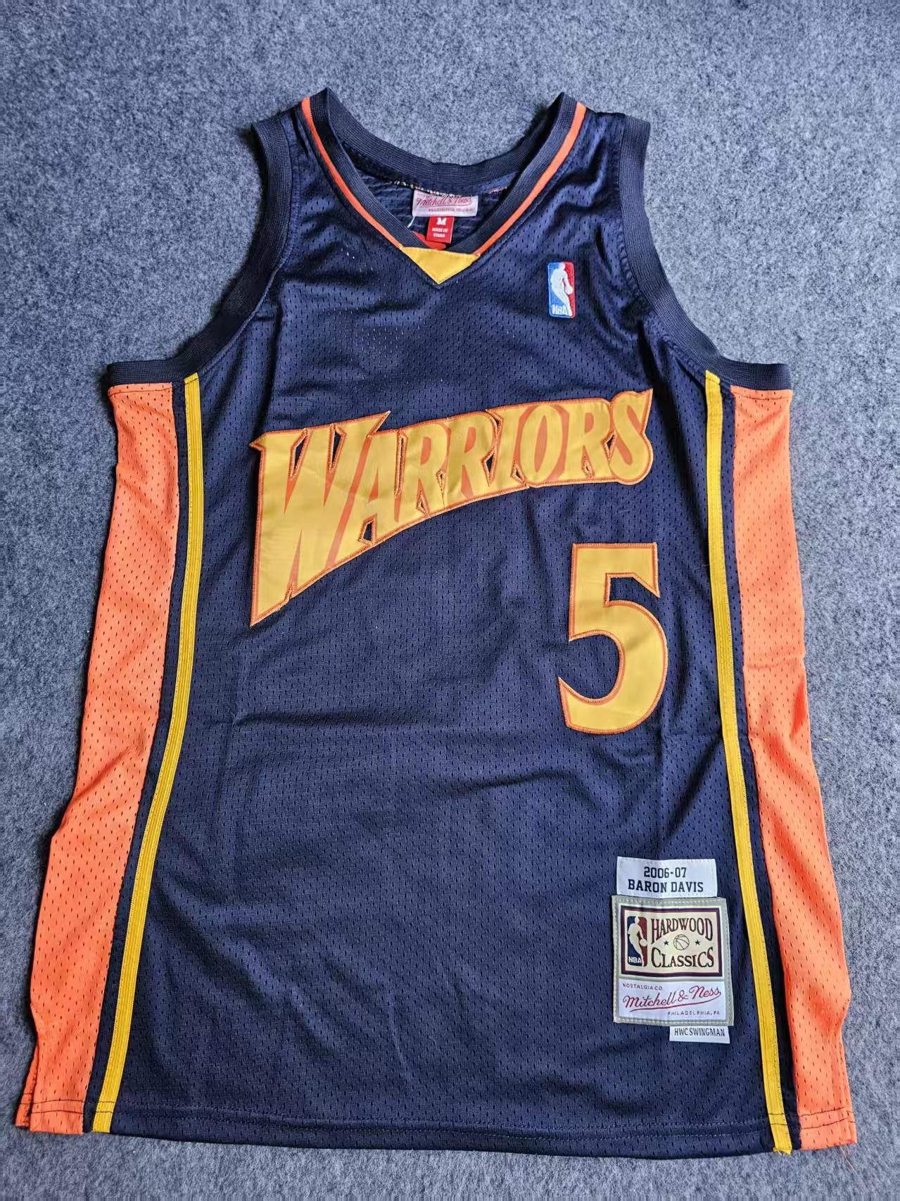 Nba 2006 07 Golden State Warriors 5 Baron Davis Jersey