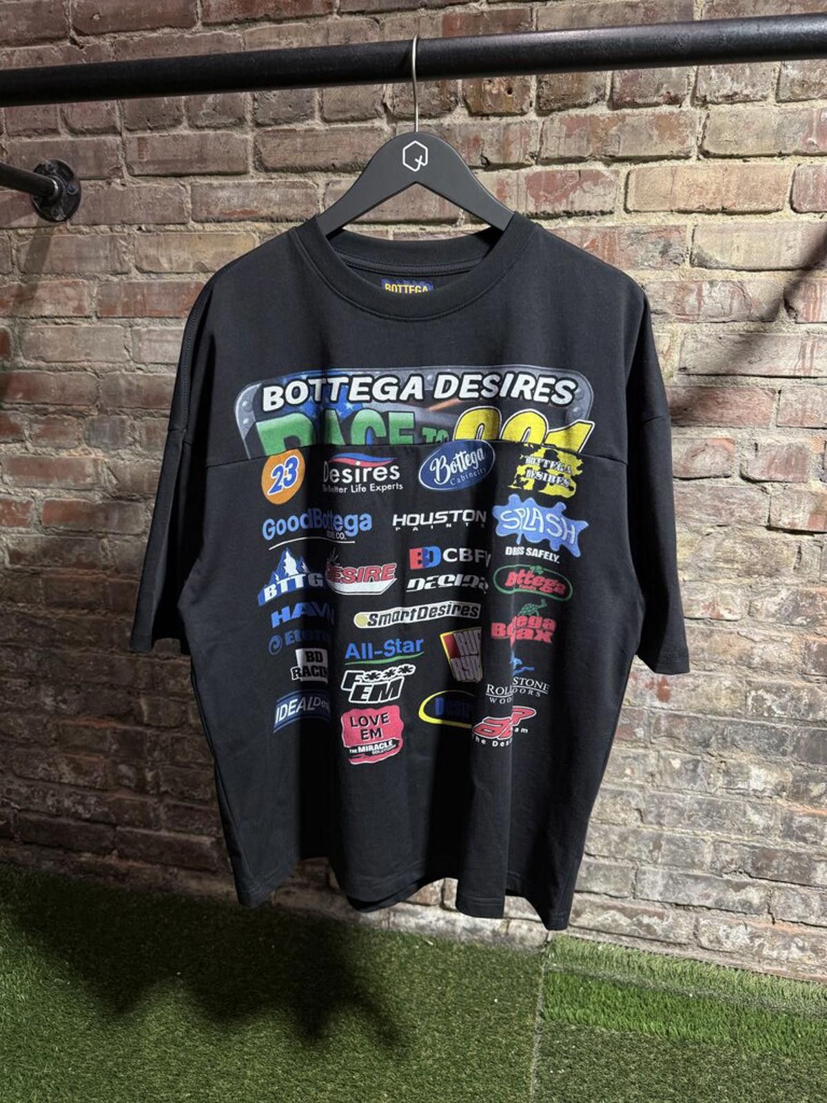 Desires Bottega Desires Racing Tee Black Sz Xxl Hoodie, Sweatshirt | FlexRushtees.com