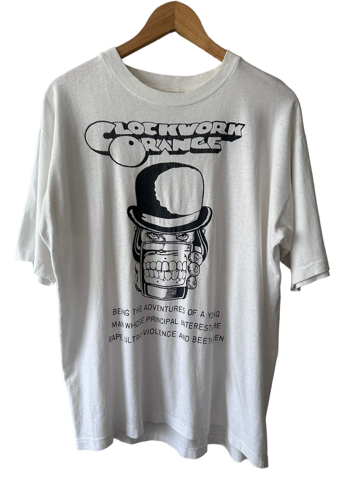 Vintage Movie Clockwork Orange Stanley Kubrick Shirts Tee