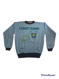 Vintage 80s Fruit Of The Loom Coast Guard Sweatshirt