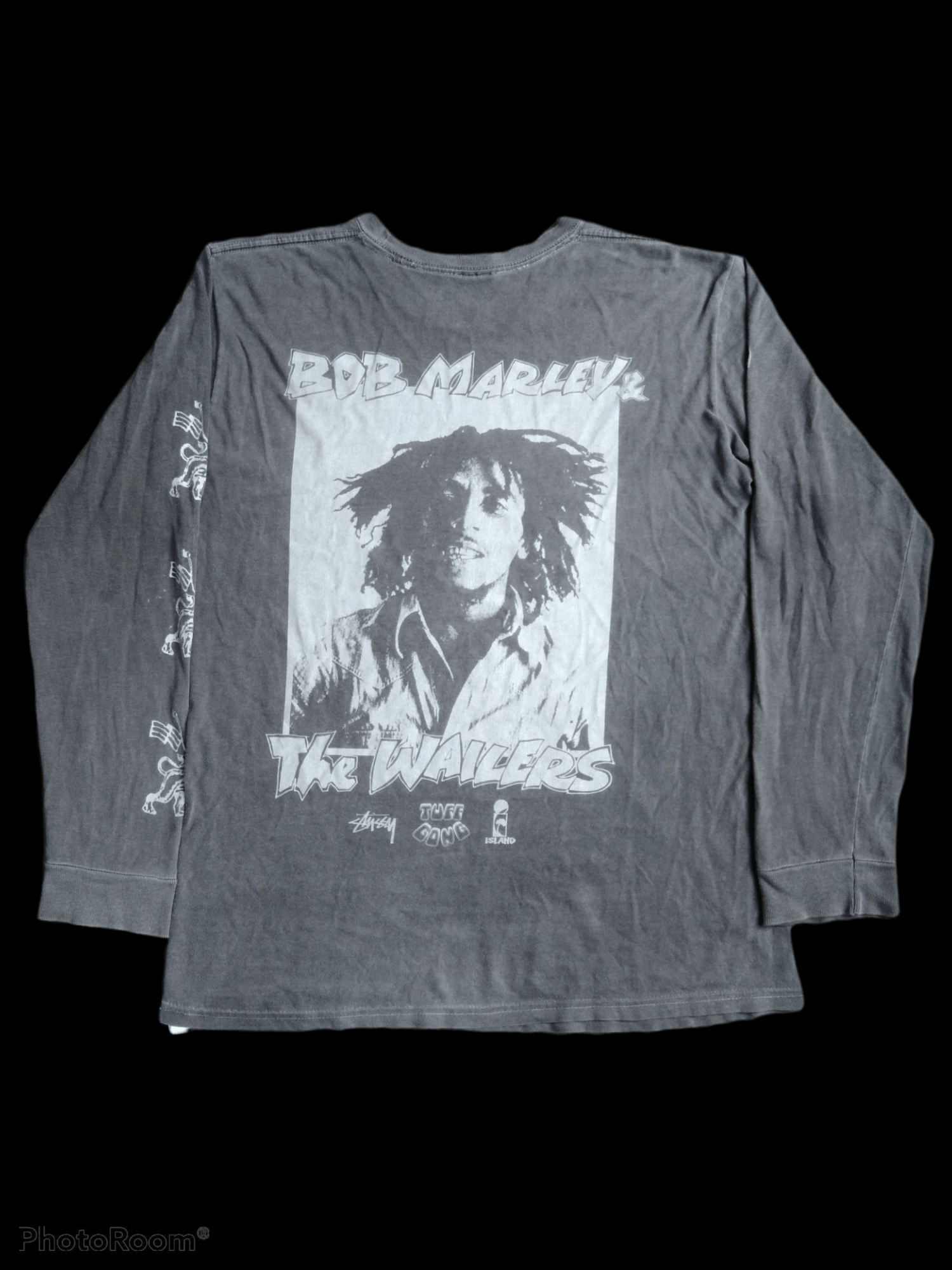 Thrashed Stussy X Bob Marley Long Sleeve T-Shirts, Hoodie, Sweatshirt | AU16VibeMintTees.com