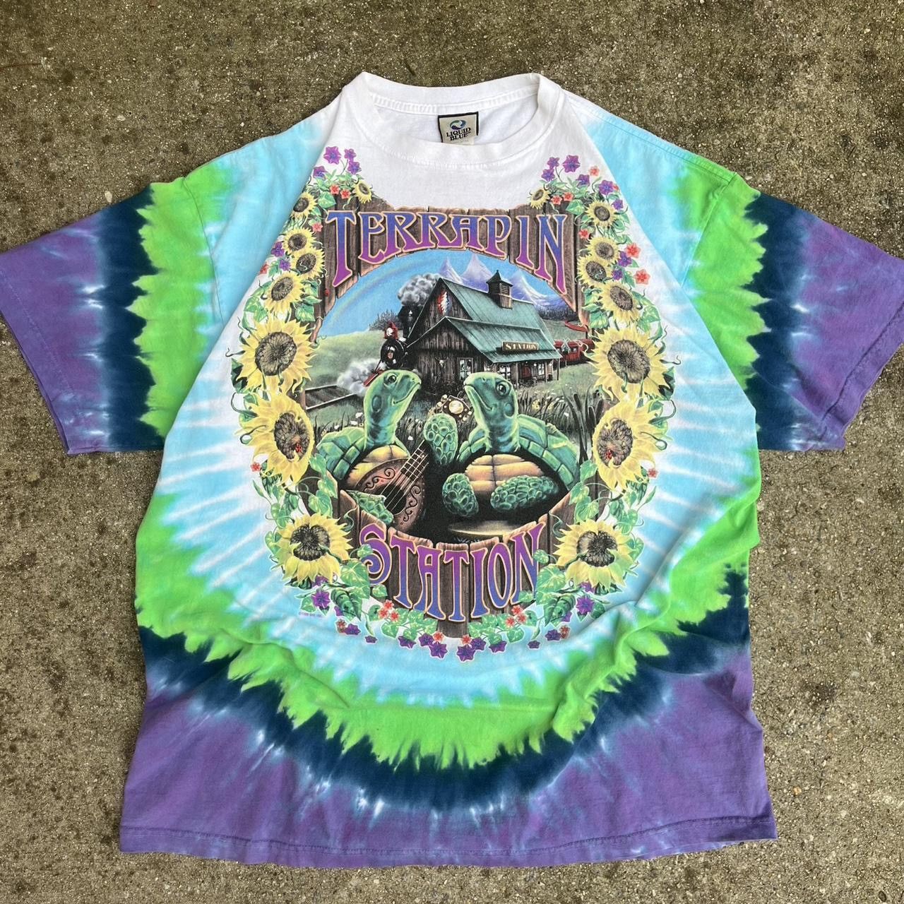 Liquid Blue X Vintage Very Rare Terrapin Grateful Dead Aop T-Shirts, Hoodie, Sweatshirt | FlexRushtees.com