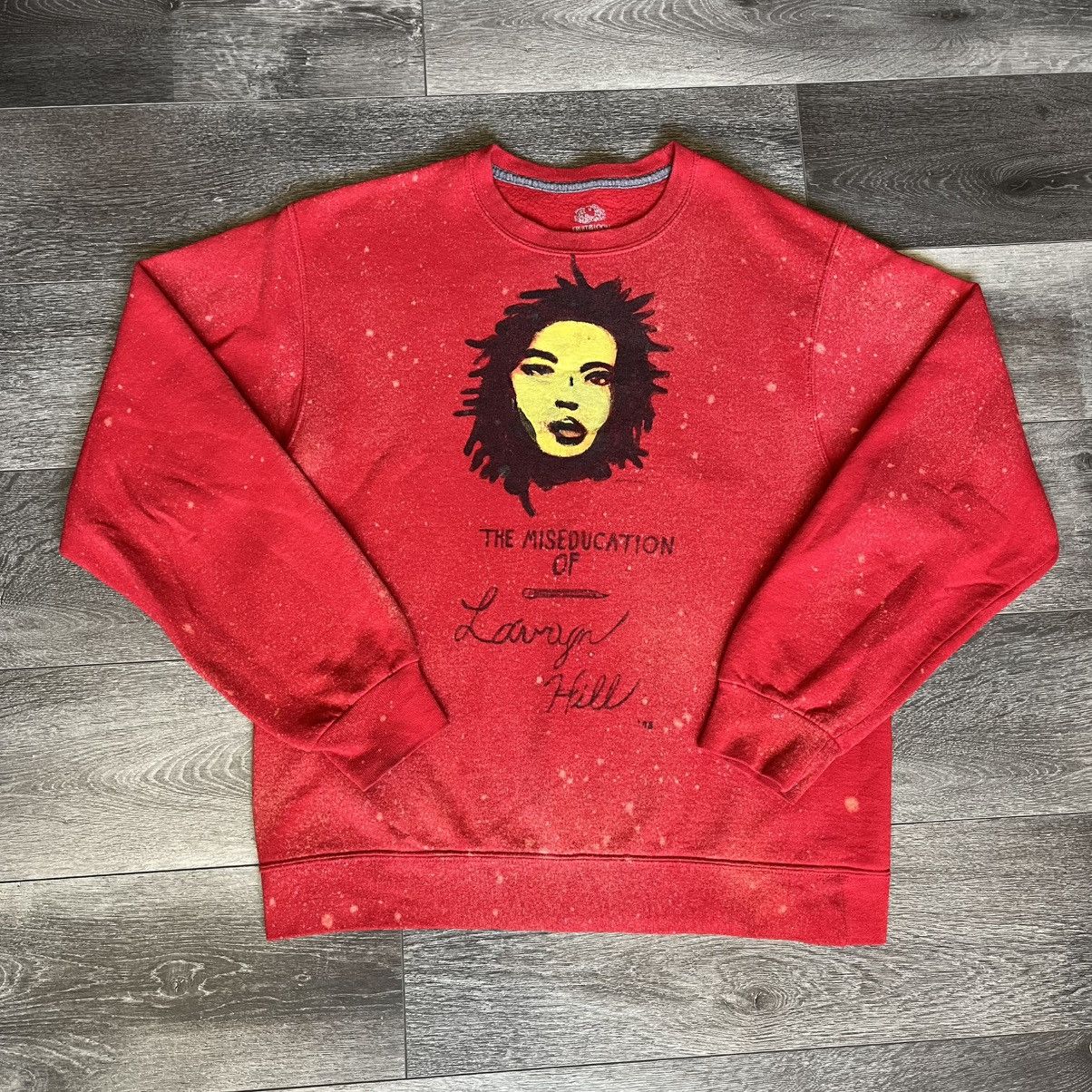 Vintage Style Hand Painted Miseducation Lauryn Hill Crewneck T-Shirts, Hoodie, Sweatshirt | FlexRushtees.com