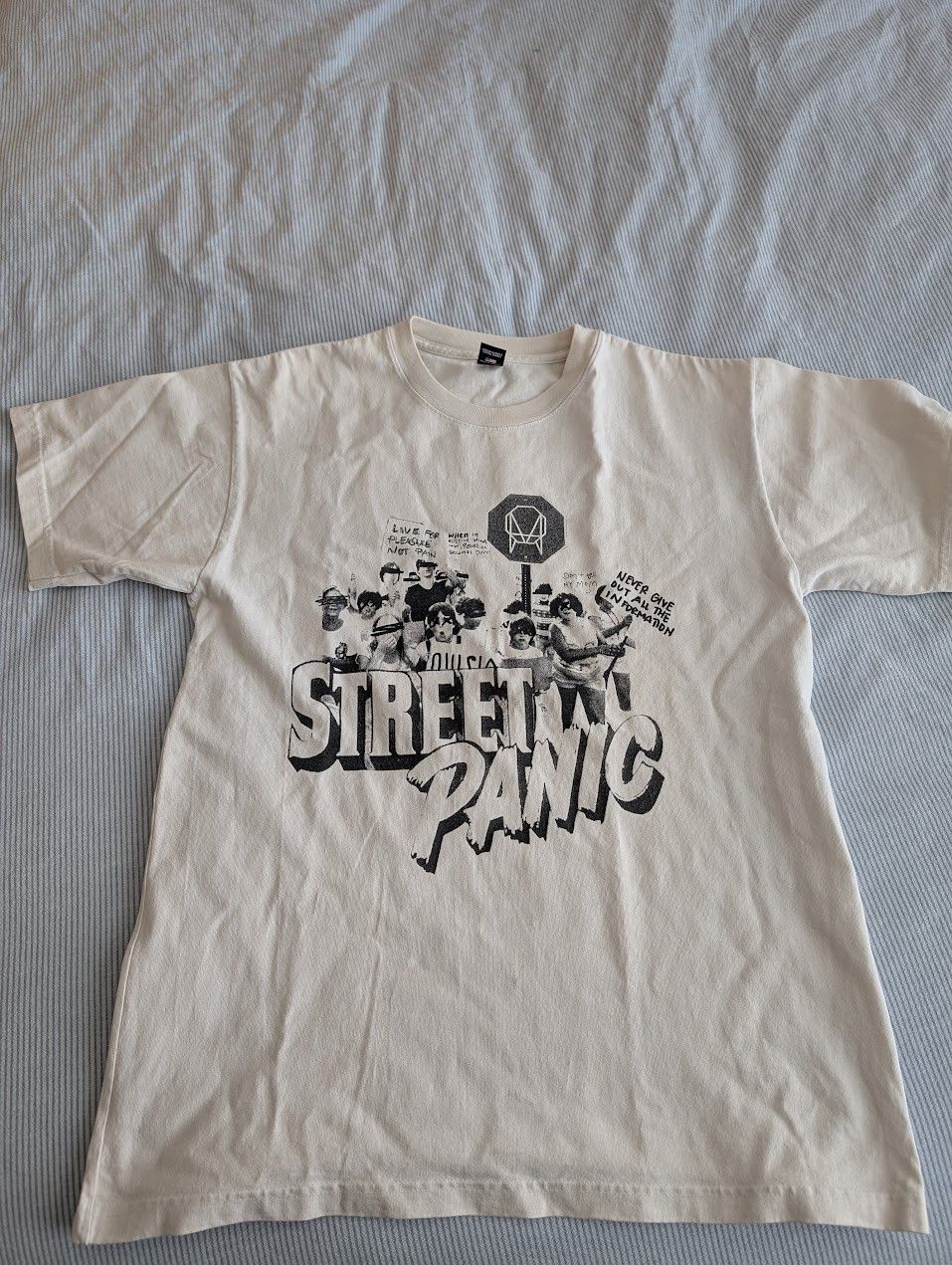 Other Owsla Street Panic White Tee Medium Size Hoodie, Sweatshirt | FlexRushtees.com