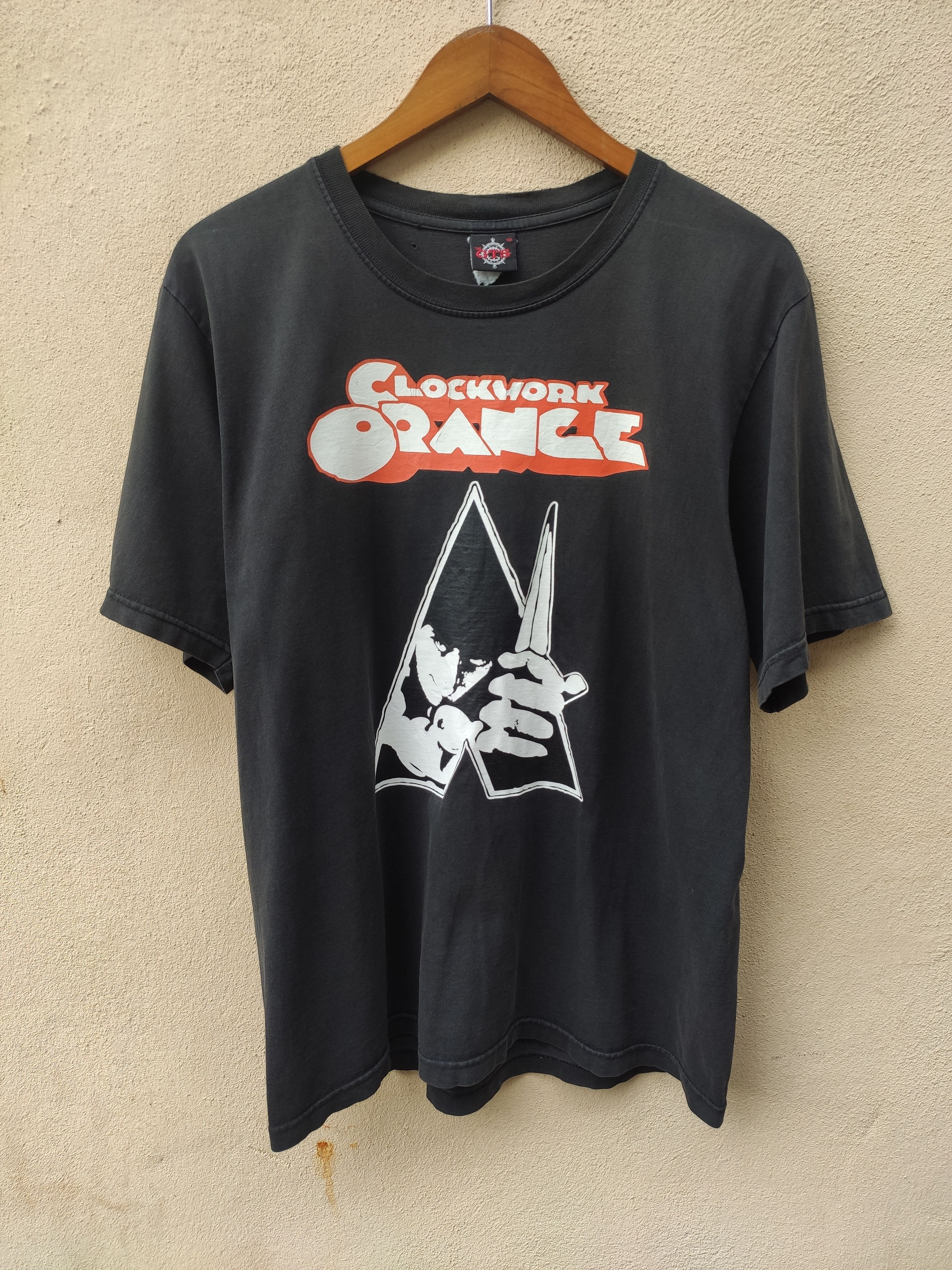 Vintage 90s Vintage Clockwork Orange T Shirt Distressed Hoodie, Sweatshirt | FlexRushtees.com