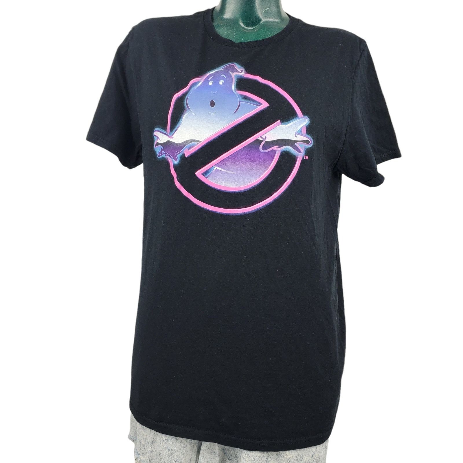 Other Ghostbusters Graphic T Shirt Black Short Sleeve Mens Size M