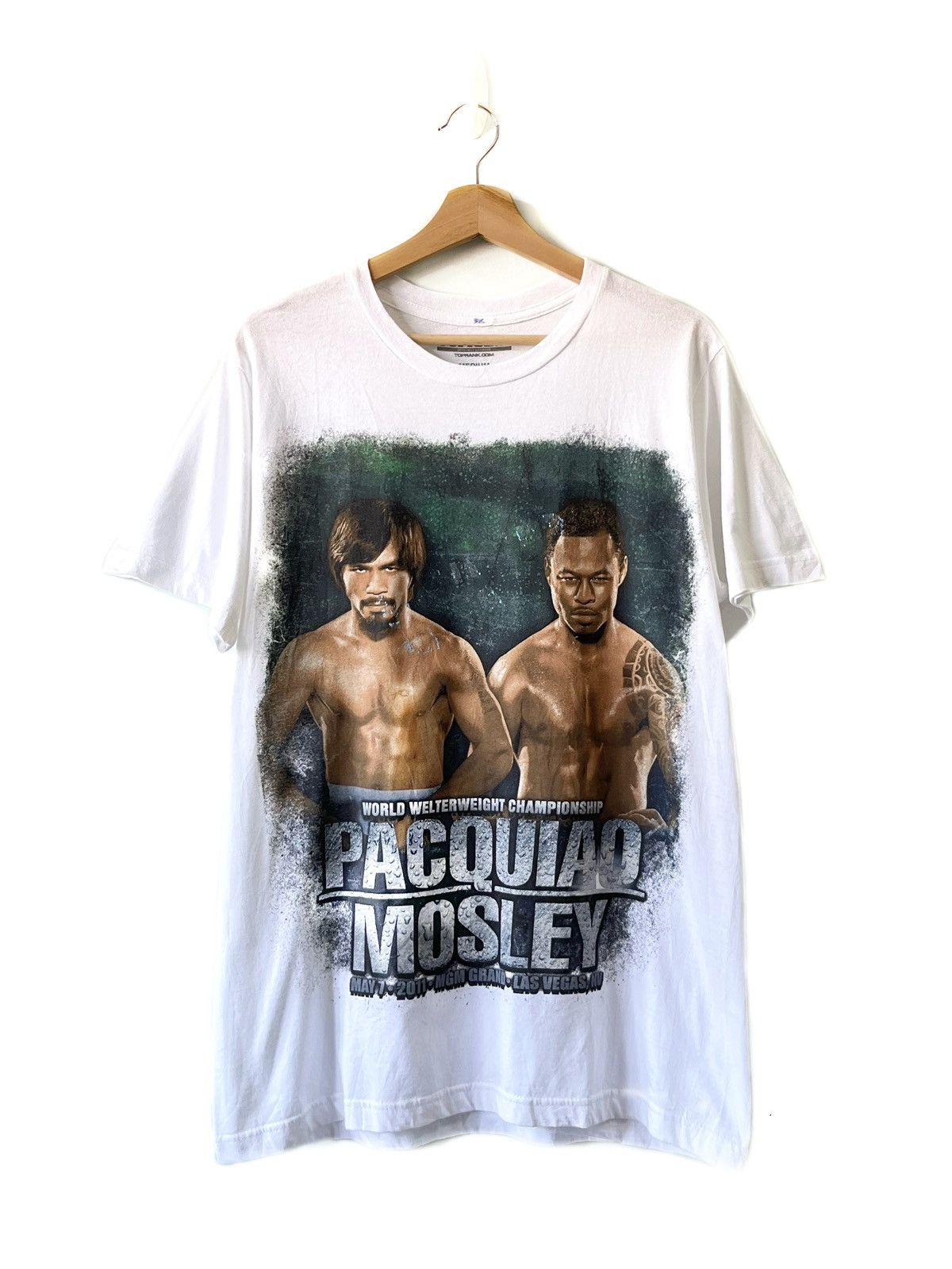 Street Fighter X Vintage Manny Pacquiao Vs Shane Mosley Boxing Tee