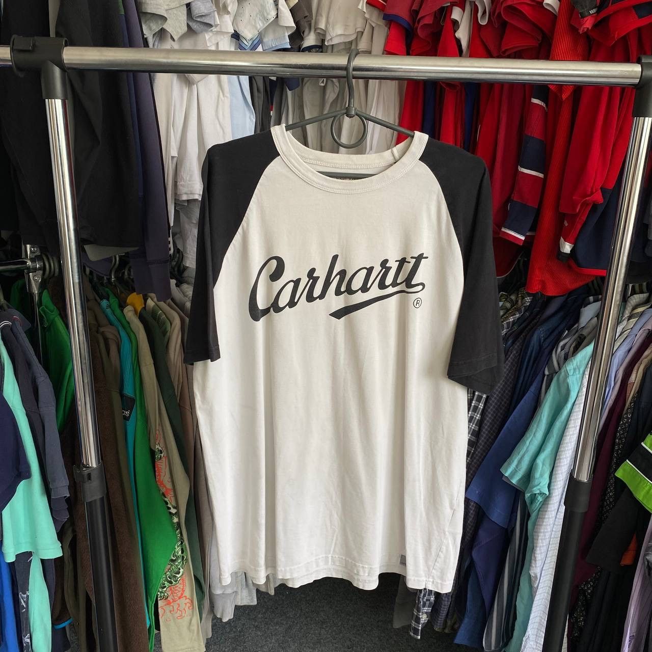 Vintage Carhartt Wip Big Logo Skate Y2k Opium Tee