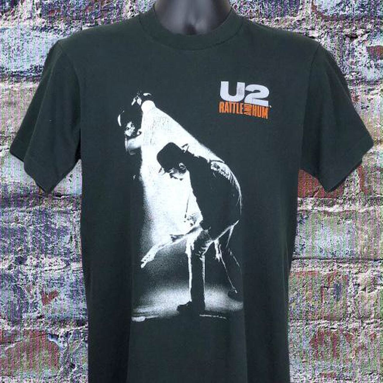 Vintage Fruit Of The Loom U2 Band Music Tour Concert T Shirt